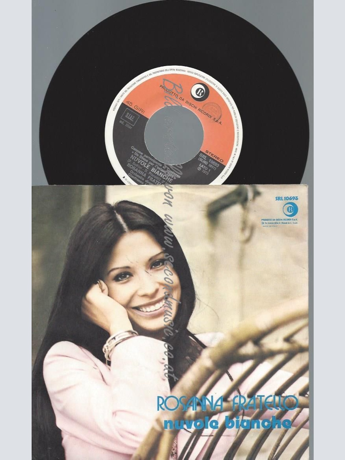 7"  Rosanna Fratello – Nuvole Bianche