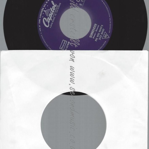 7"   Pee Wee Hunt's Jazz Band – Surrender