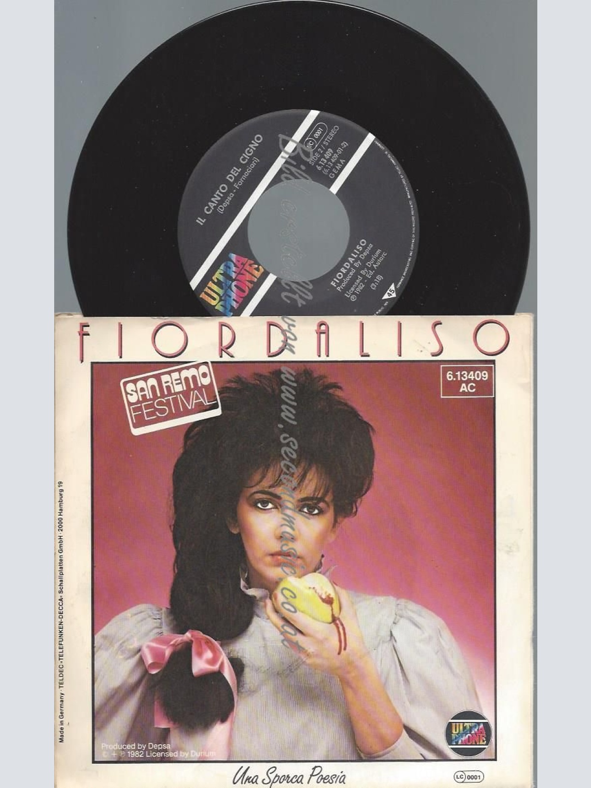 7"   Fiordaliso  Una Sporca Poesia