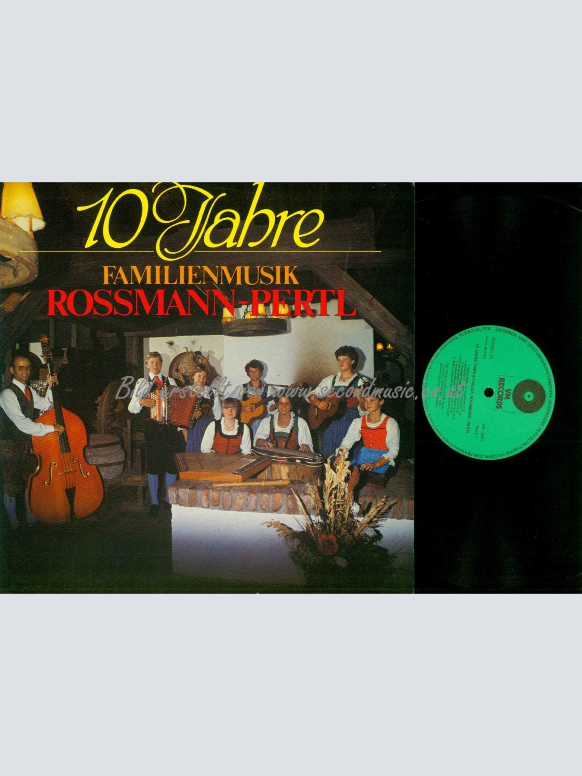 LP--10 Jahre -- Familienmusik Rossmann Pertl /   NM