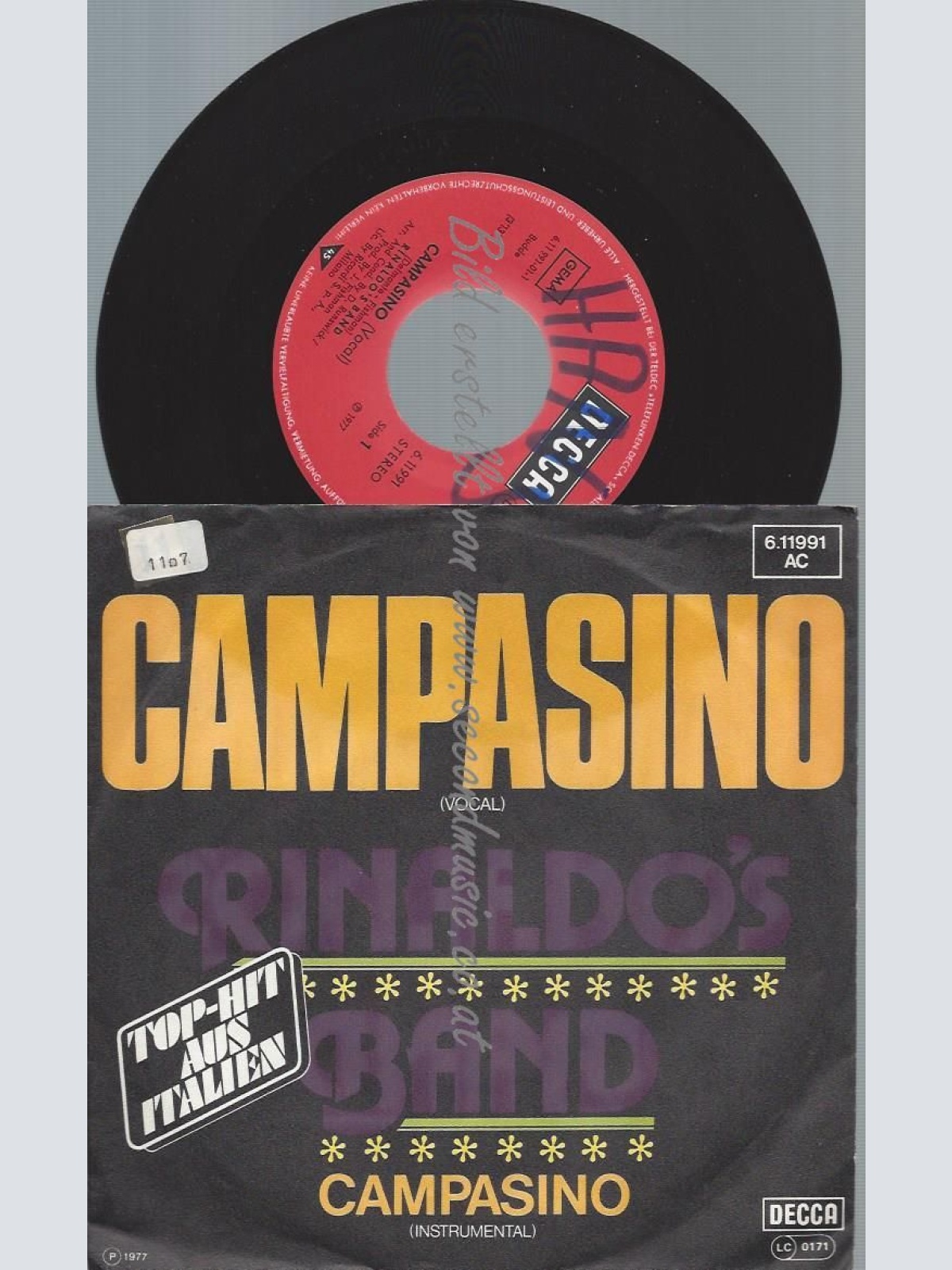 7"    Rinaldo's Band – Campasino