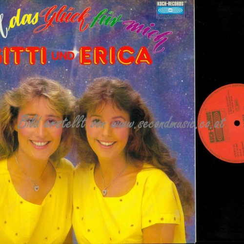 LP-- Gitti & Erica – Mal Das Glück Für Mich /   NM