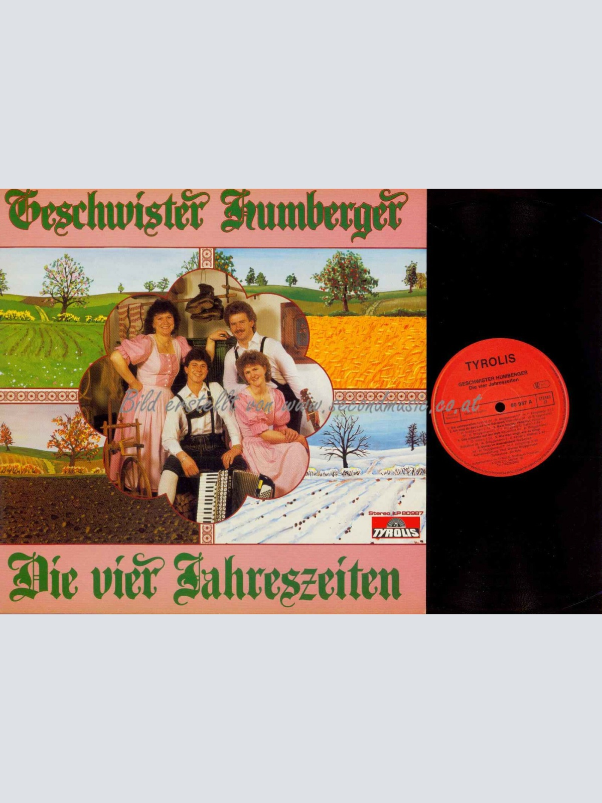 LP--  Geschwister Humberger -- Die vier Jahreszeiten /   NM
