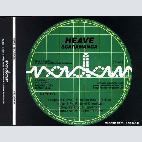 CD, Album, Promo Heave - Scaramanga