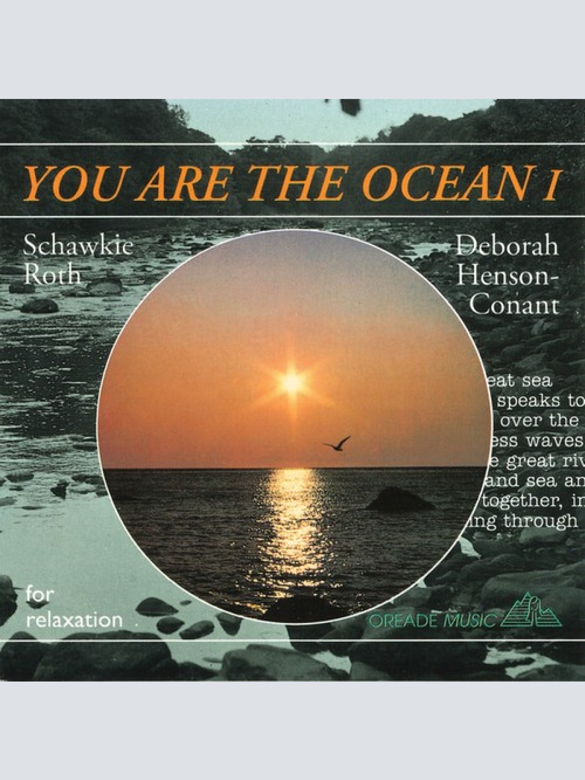 CD, Album, RE Schawkie Roth, Deborah Henson-Conant - You Are The Ocean I (For...