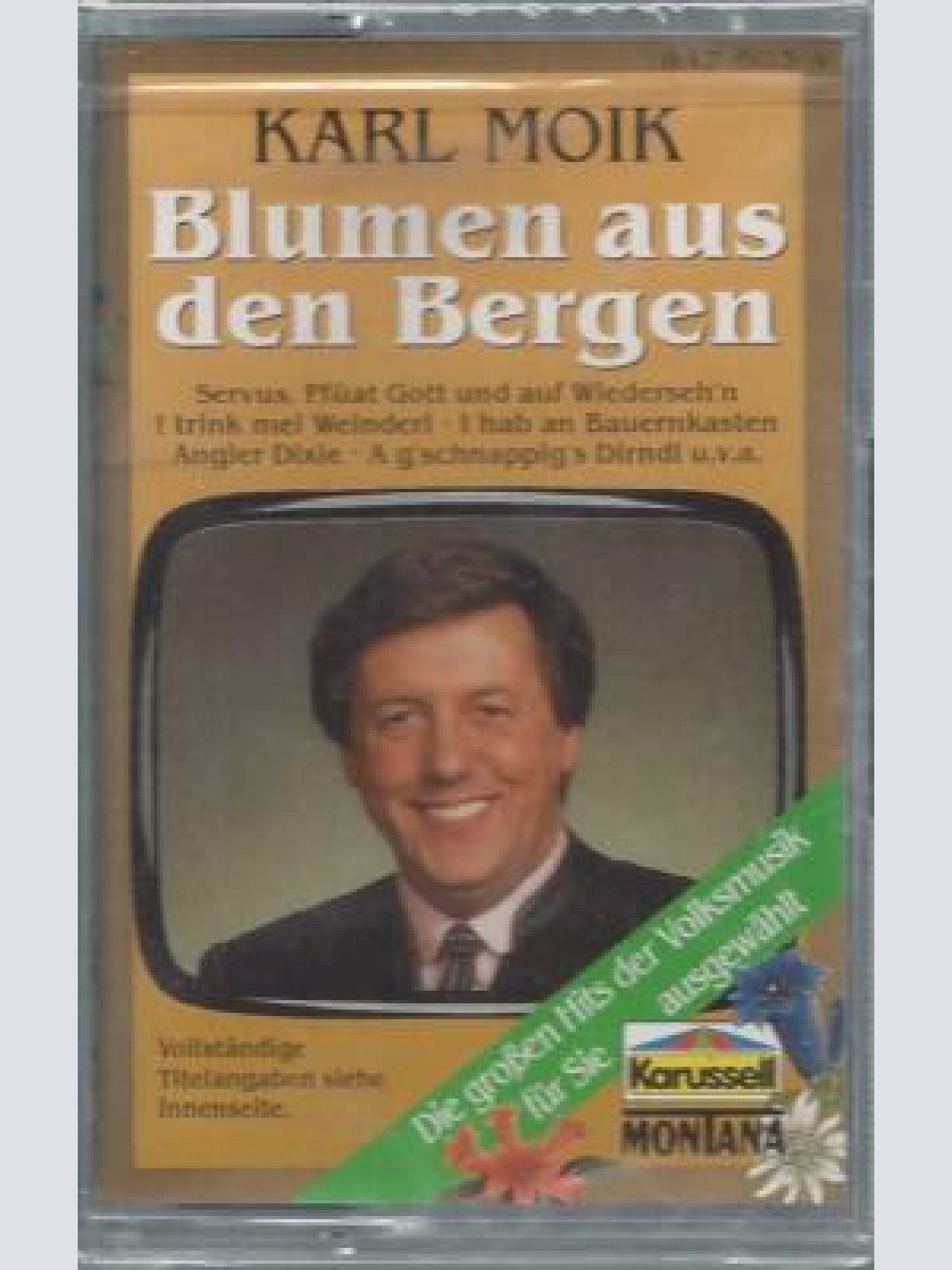 MC--Karl Moik --Blumen aus den Bergen