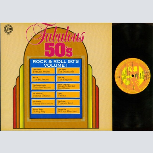 LP--Fabulous 50's; Rock & Roll 50's Vol. I