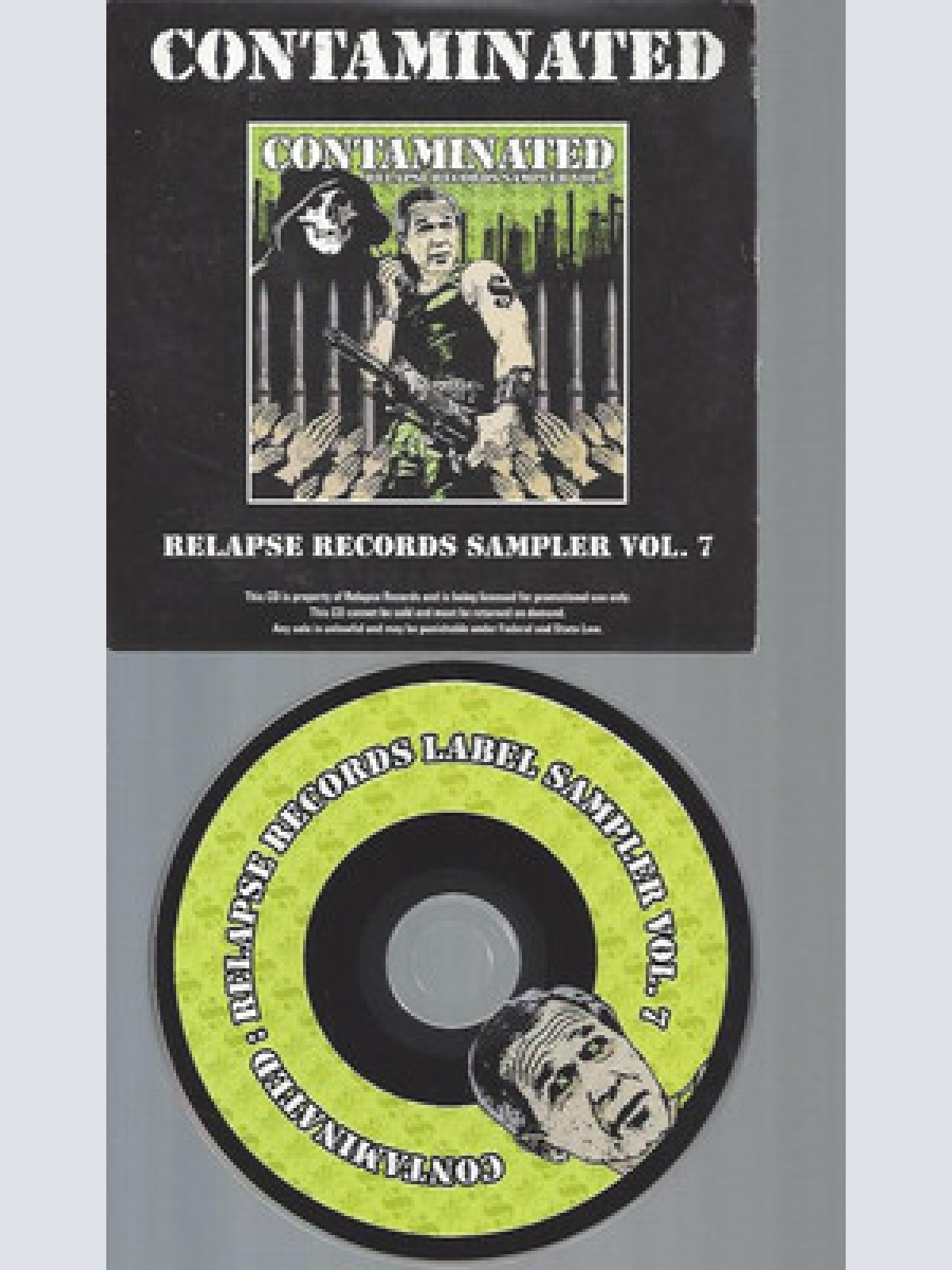 CD--CONTAMINATED RELAPSE RECORDS SAMPLER 7 //PROMO