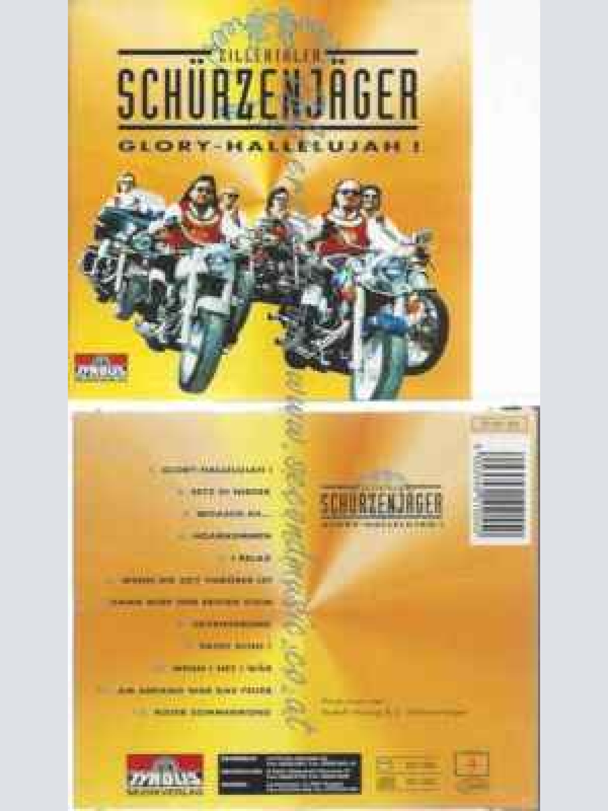 CD--SCHÜRZENJÄGER--GLORY HALLELUJAH!