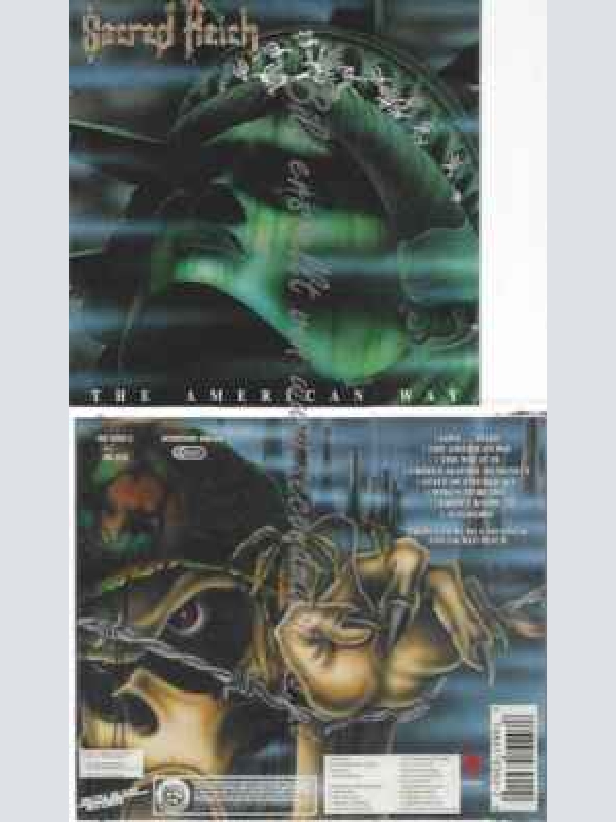 CD--SACRED REICH--THE AMERICAN WAY