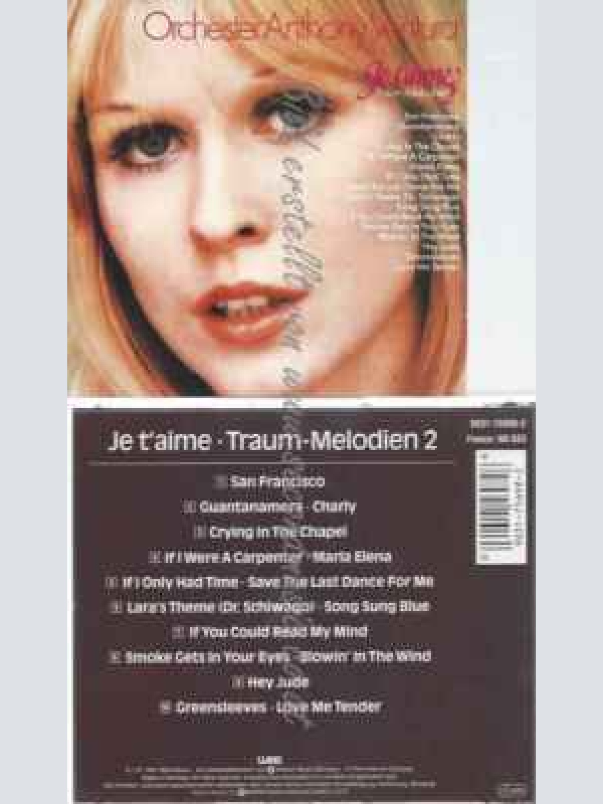 CD--ANTHONY VENTURA (ORCHESTRA) --JE T'AIME,VOL.2