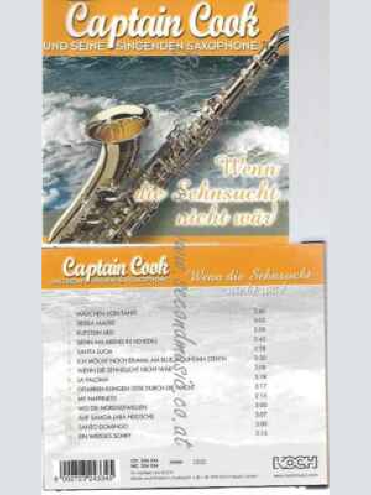 CD--CAPTAIN COOK  WENN DIE SEHNSUCHT NICHT WÄR'