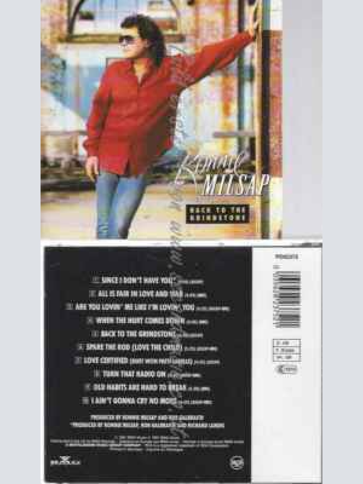 CD--RONNIE MILSAP--BACK TO THE GRINDSTONE ()