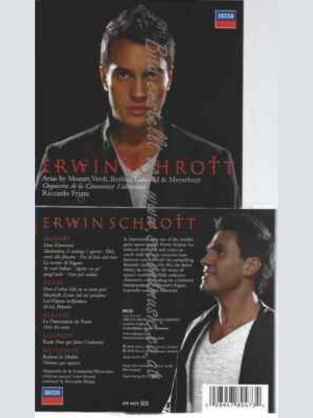 CD--ERWIN SCHROTT, WOLFGANG AMADEUS MOZART -ARIAS BY MOZART,