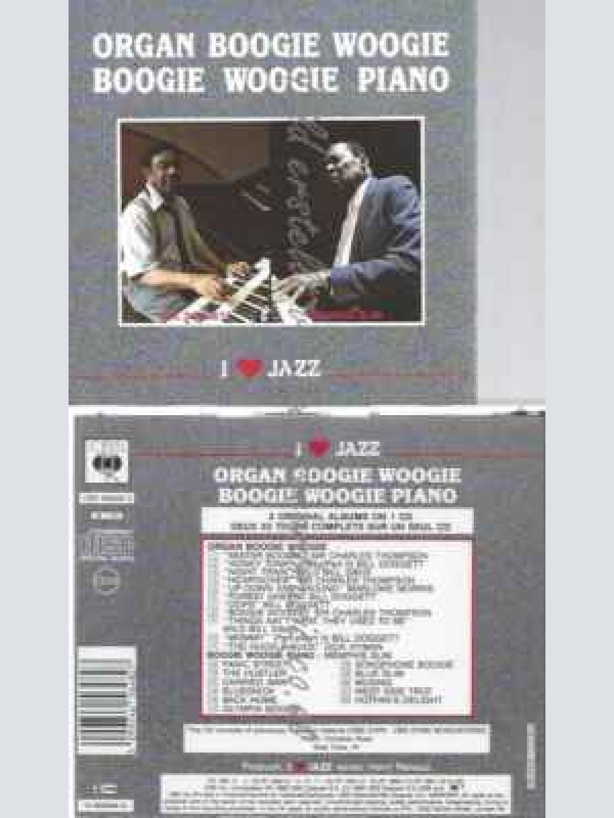 CD--SIR CHARLES THOMPSON--ORGAN BOOGIE WOOGIE