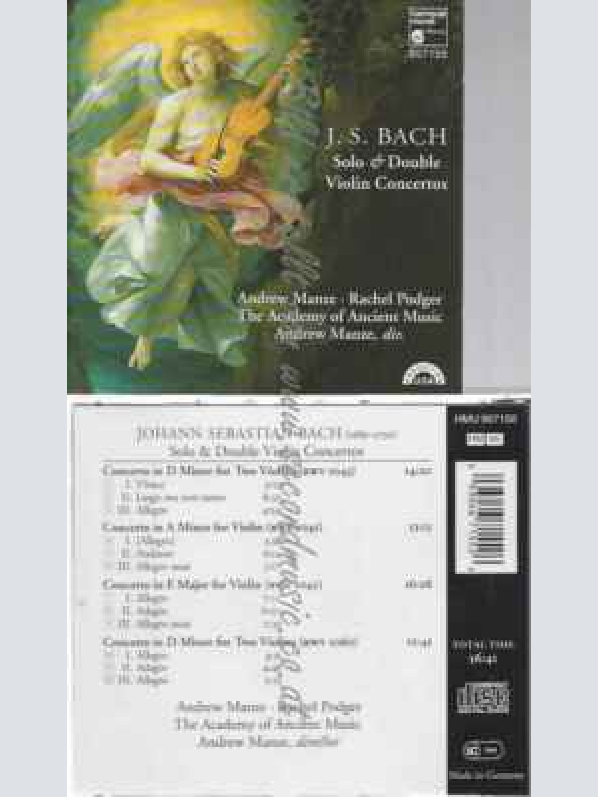 CD--MANZE, PODGER, ET AL.--SOLO & DOUBLE VIOLIN CONCERTOS