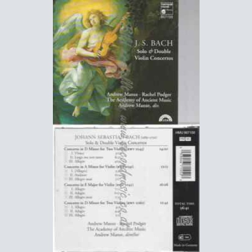 CD--MANZE, PODGER, ET AL.--SOLO & DOUBLE VIOLIN CONCERTOS