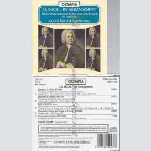 CD--BOOTH,C.--BACH...BY ARRANGEMENT (BEARBEITUNGEN)