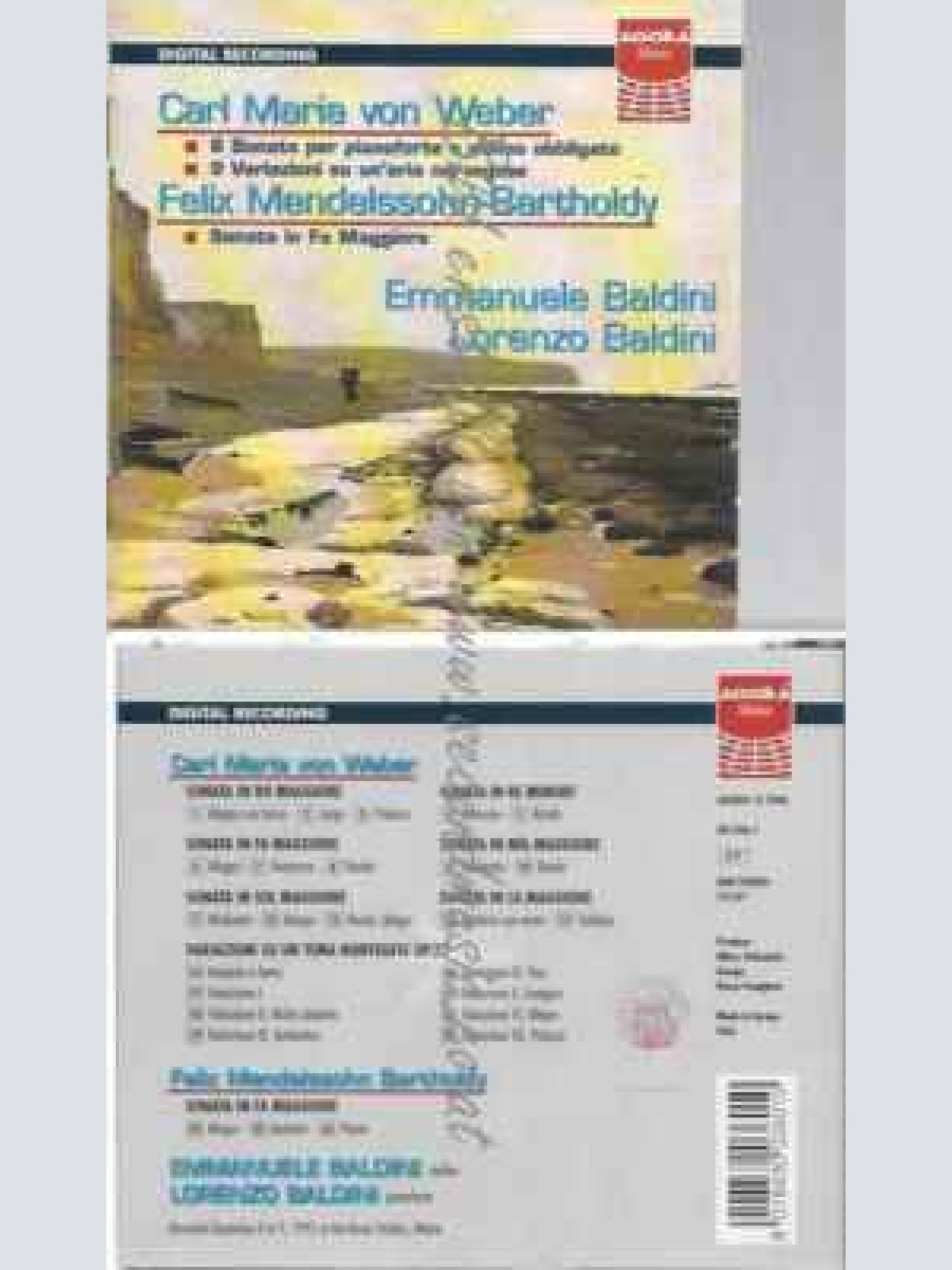 CD--WEBER UND MENDELSSOHN--WERKE