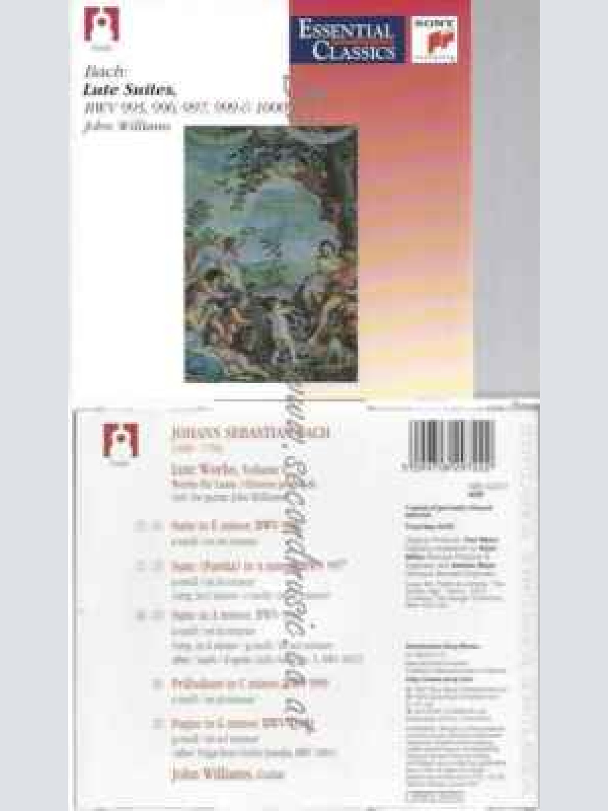 CD--WILLIAMS,JOHN UND BACH,JOHANN SEBASTIAN--ESSENTIAL CLASSICS - BACH