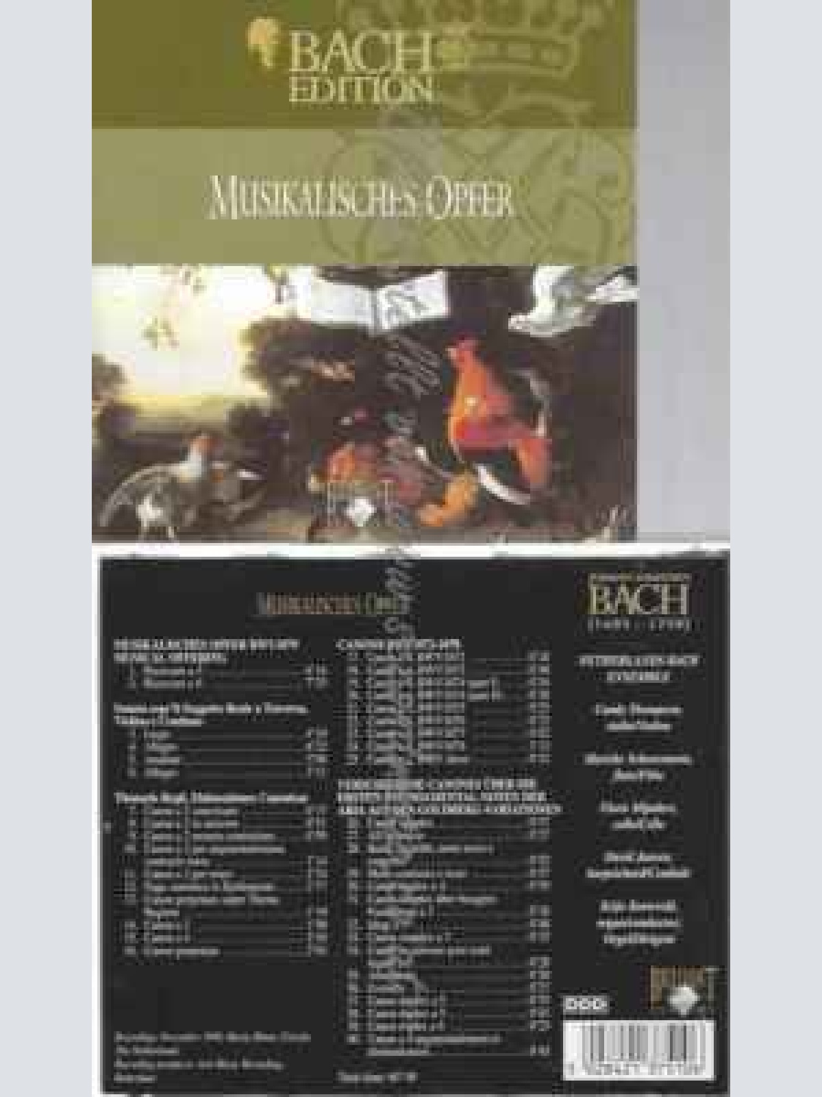 CD--Bach Edition Musikalisches Opfer