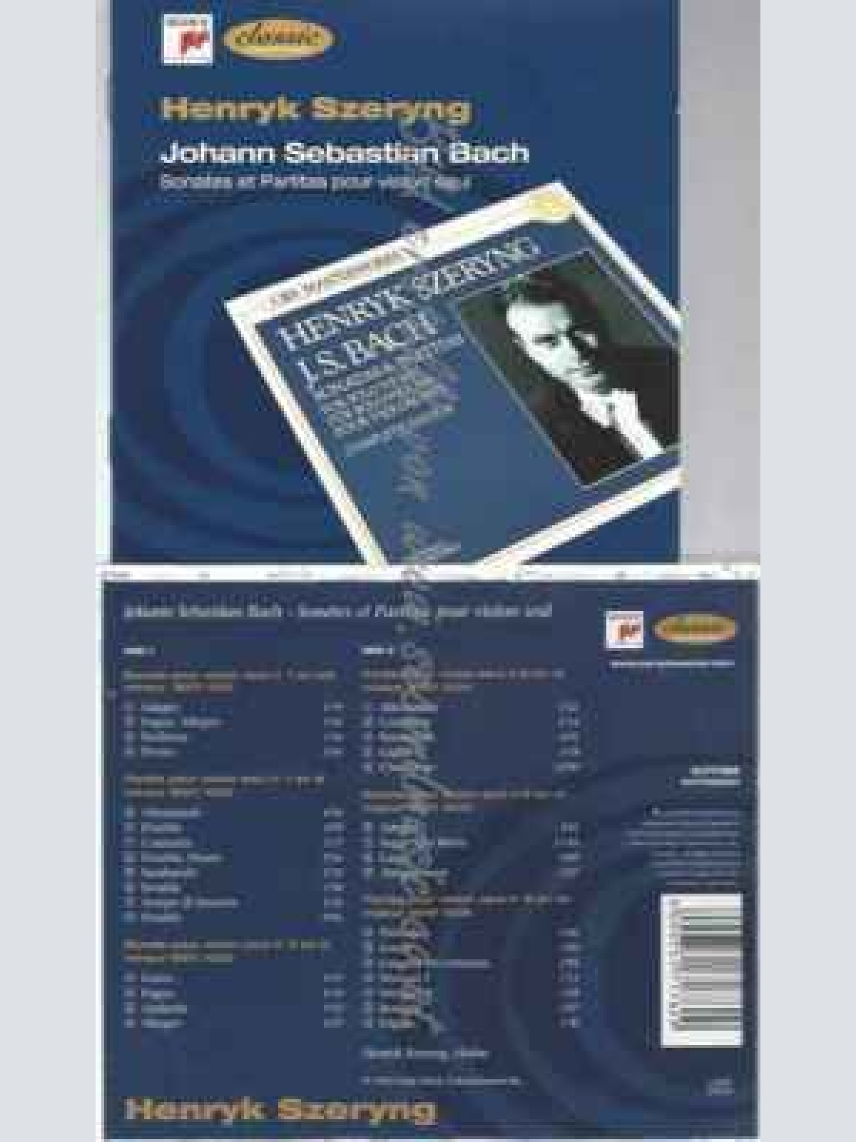 CD--HENRYK SZERYNG--BACH:SONATES & PARTITAS VIOLON