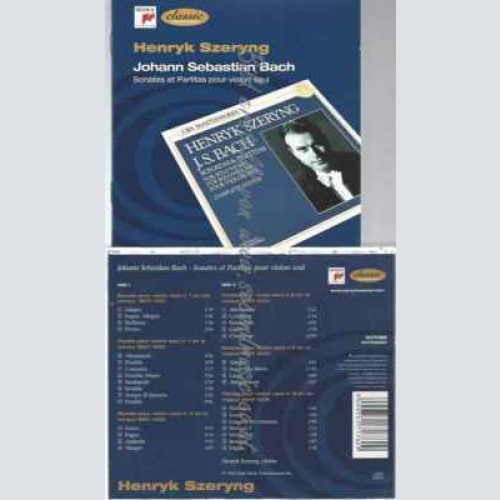 CD--HENRYK SZERYNG--BACH:SONATES & PARTITAS VIOLON