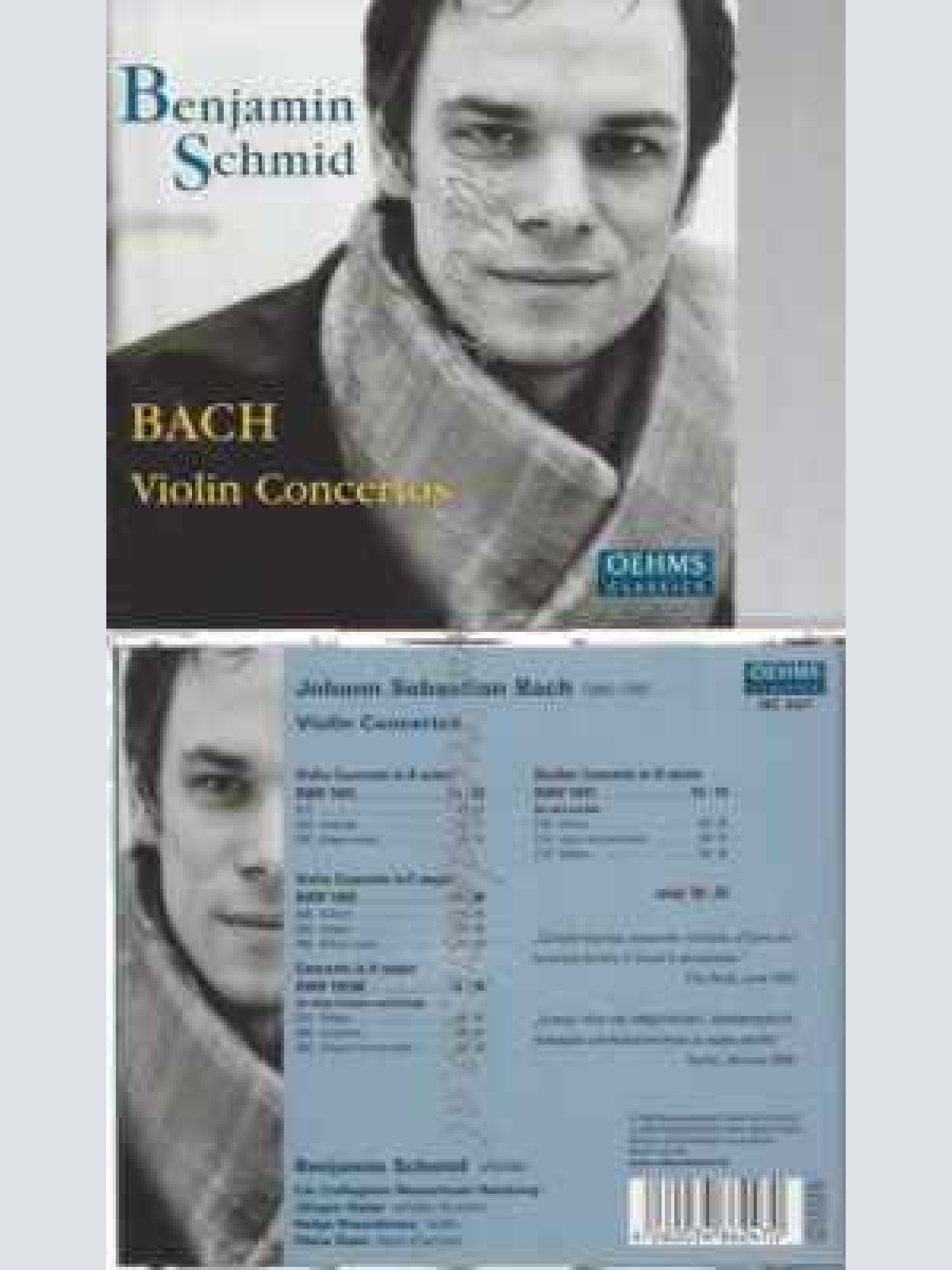 CD--Violin ConcertosSchmid,Benjamin