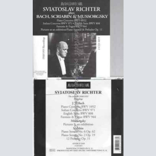 CD--CRIABIN/MUSSORGSKY/ SIVIATOSLAV RICHTER--BACH