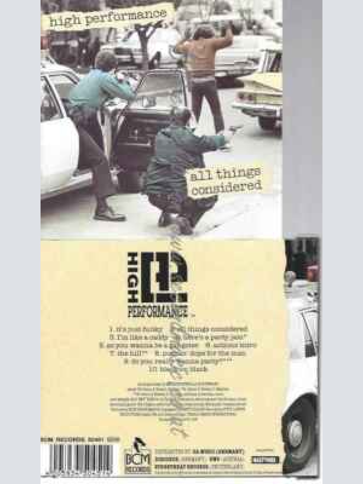 CD--HIGH PERFORMANCE--ALL THINGS CONSIDERED (BCM)