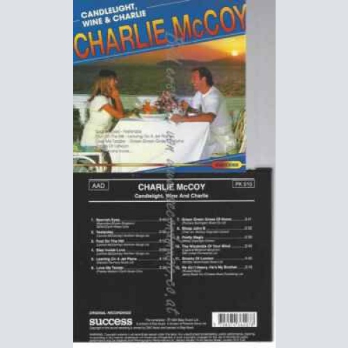 CD--CHARLIE MCCOY--CANDLELIGHT,WINE &