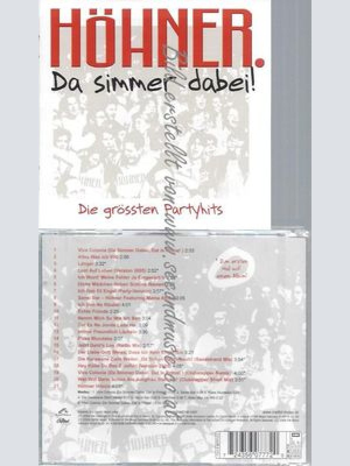 CD--HÖHNER--DA SIMMER DABEI... DIE GRÖSSTEN PARTYHITS! -