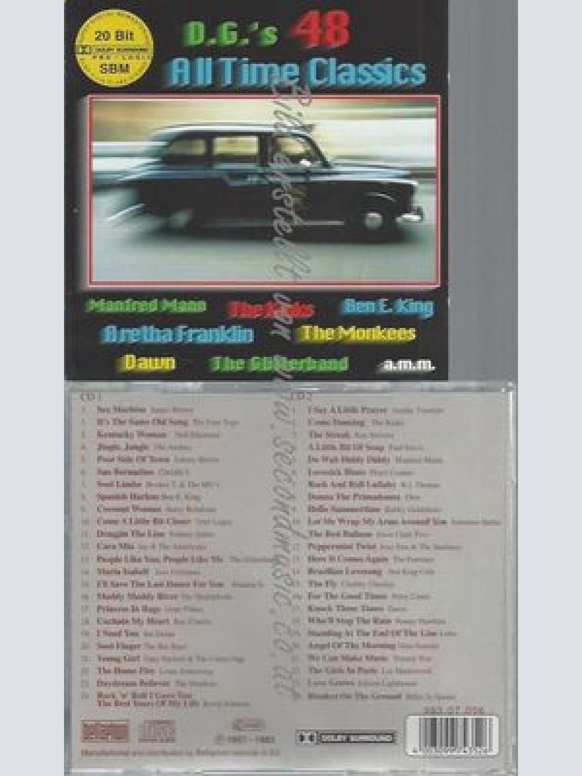 CD--VARIOUS--D.G.'S 48 ALL TIME CLASSICS | DOPPEL-CD