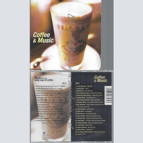 CD--VARIOUS--COFFEE AND MUSIC | DOPPEL-CD