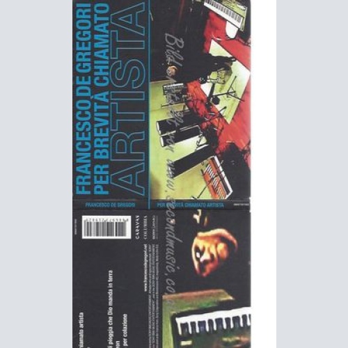 CD--FRANCESCO DE GREGORI--PER BREVITÀ CHIAMATO ARTISTA