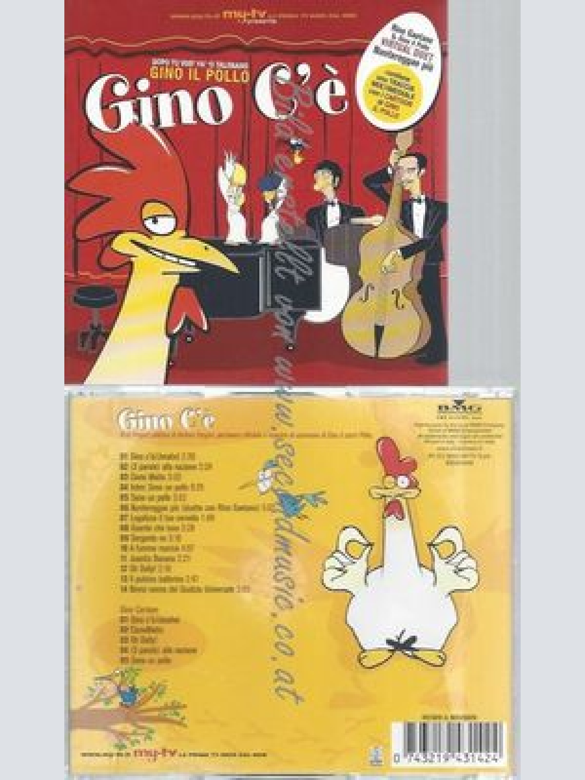 CD--GINO IL POLLO UND ANDREA ZINGONI--GINO C'È -- VIRAL PROJECT POLLITICO