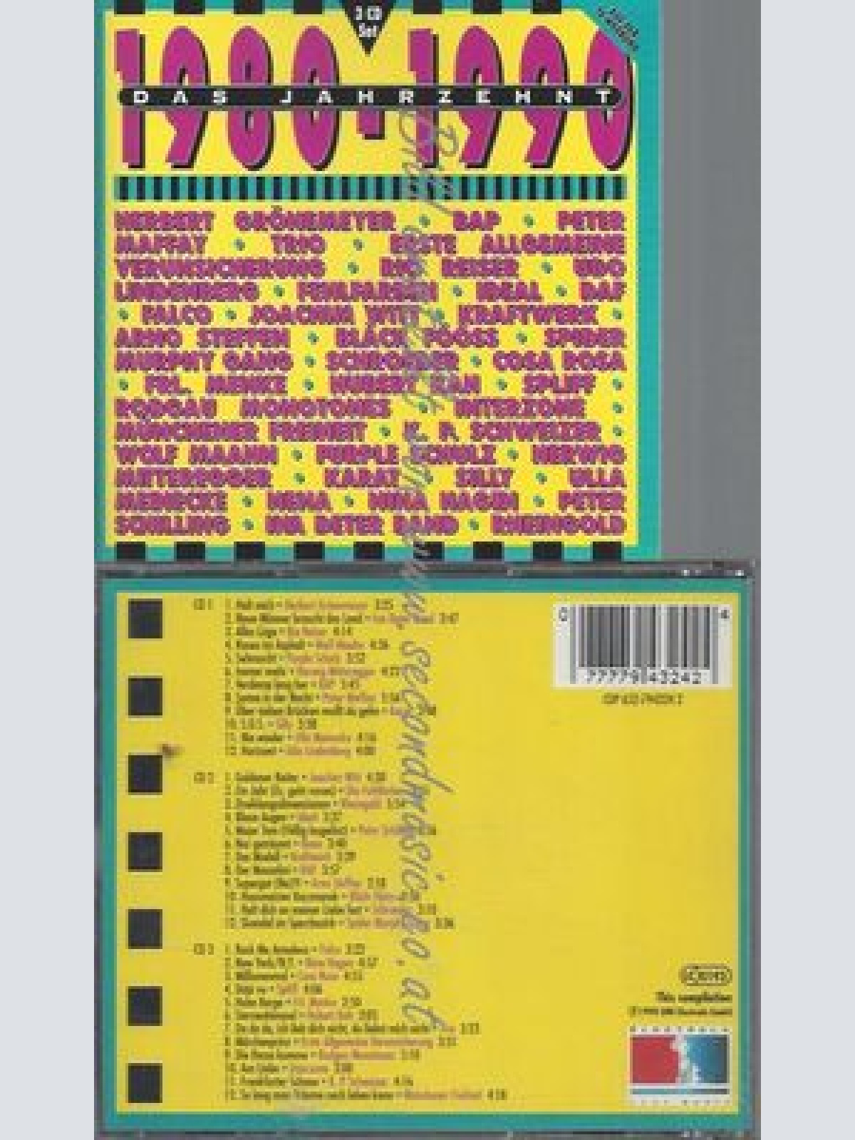 CD--DAS JAHRZEHN | BOX-SET/ VARIOUS--BEST OF - 19870-1990