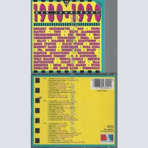 CD--DAS JAHRZEHN | BOX-SET/ VARIOUS--BEST OF - 19870-1990
