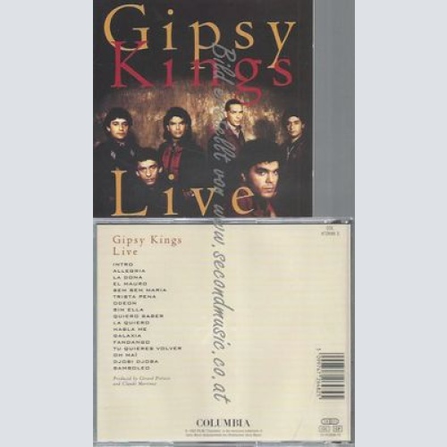 CD--GIPSY KINGS--LIVE