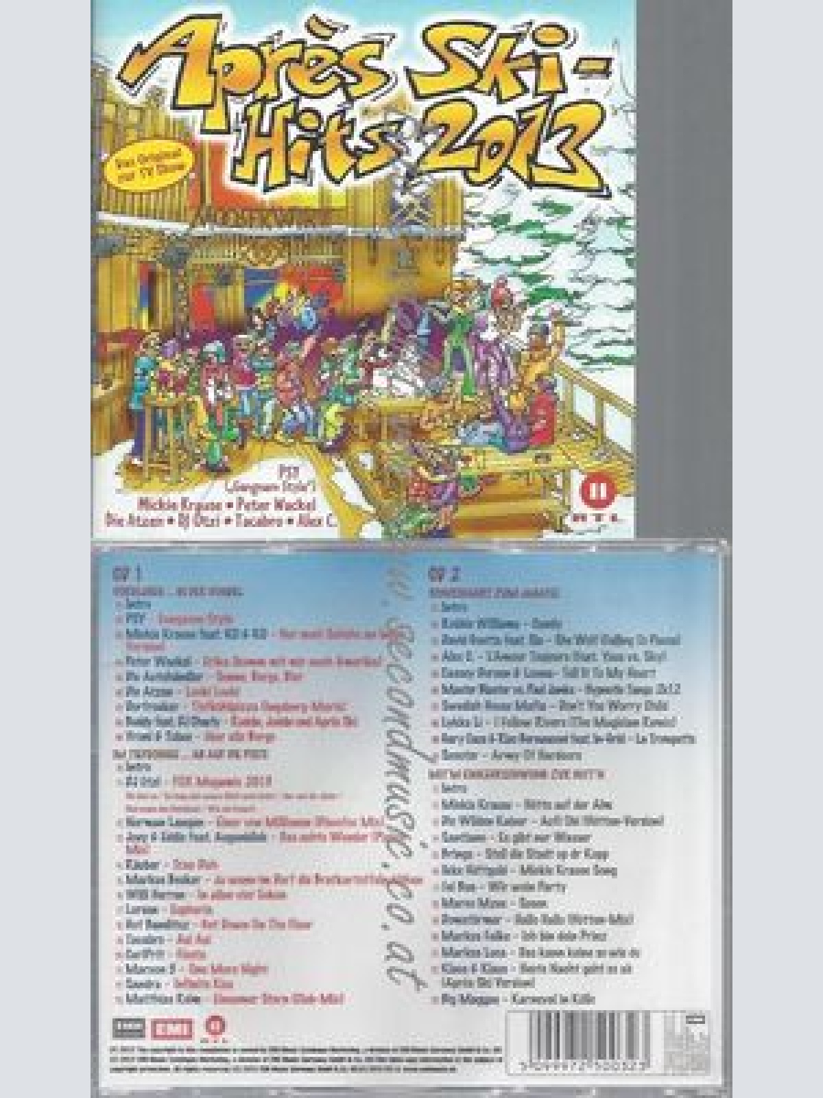 CD--VARIOUS--APRES SKI HITS  | DOPPEL-CD 2013