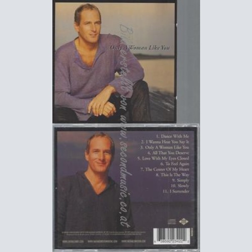 CD--MICHAEL BOLTON--ONLY A WOMAN LIKE YOU