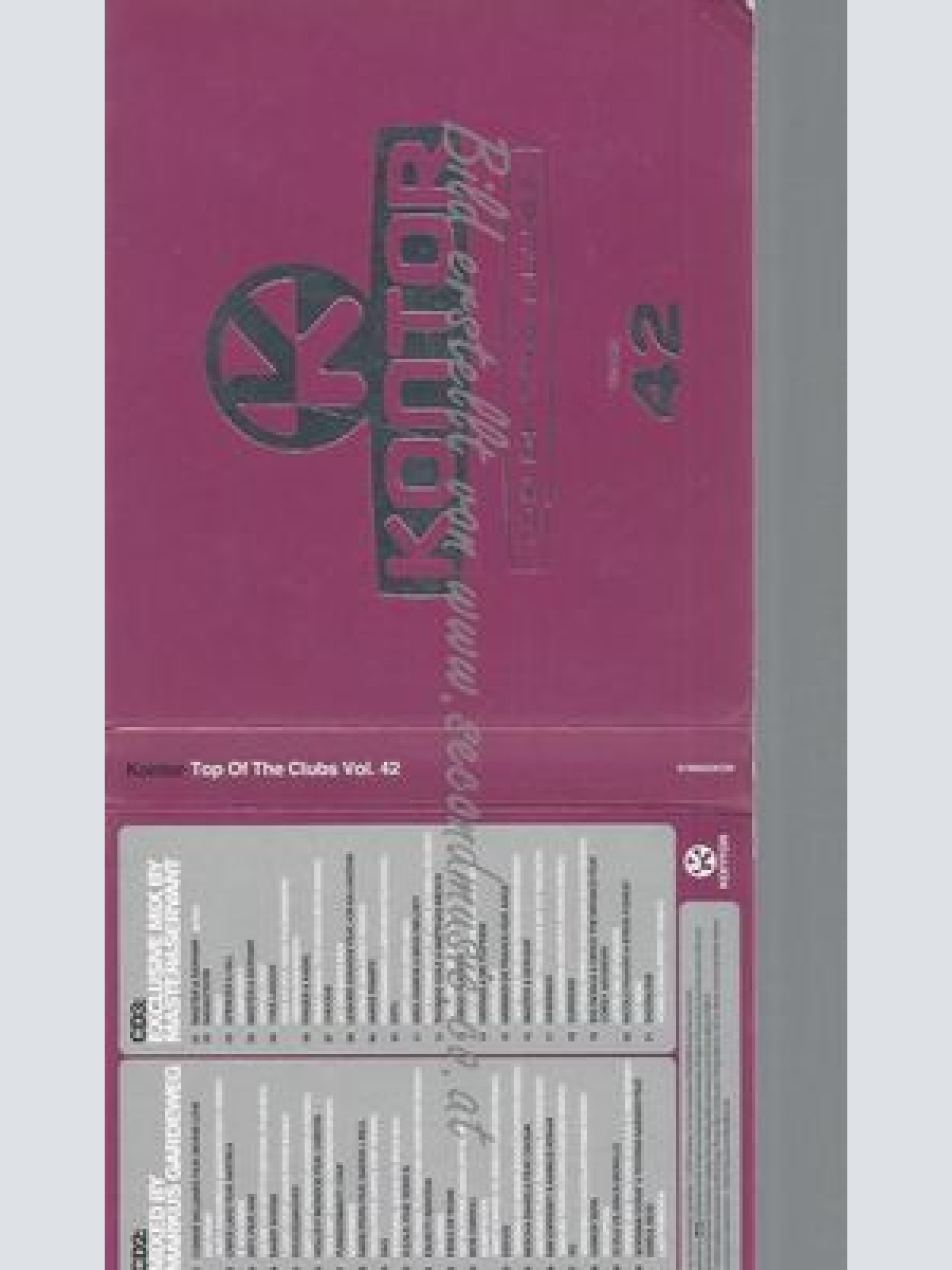 CD--VARIOUS--KONTOR TOP OF THE CLUBS VOL.42 | BOX-SET