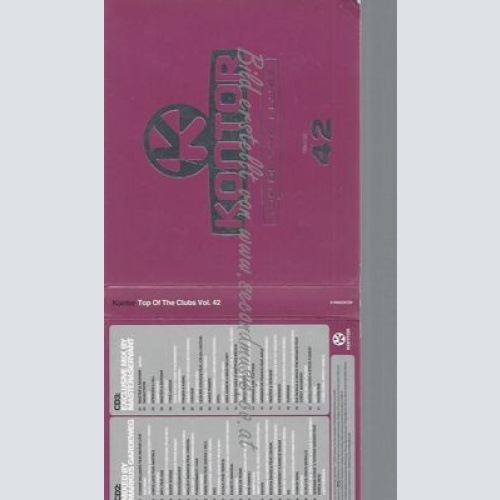 CD--VARIOUS--KONTOR TOP OF THE CLUBS VOL.42 | BOX-SET