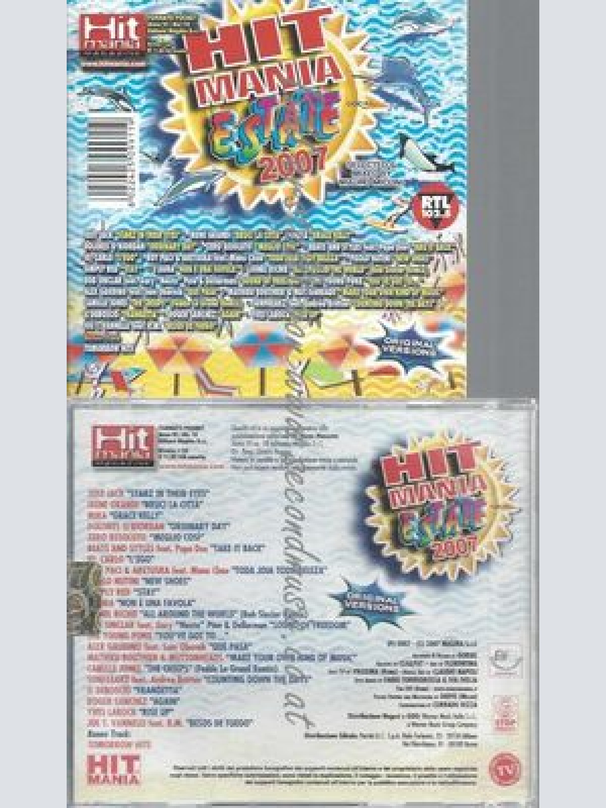 CD--VARI-HIT MANIA ESTAT--HIT MANIA ESTATE 2007 -CD- |