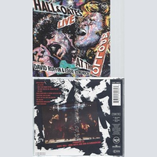 CD--HALL AND OATES--LIVE AT THE APOLLO