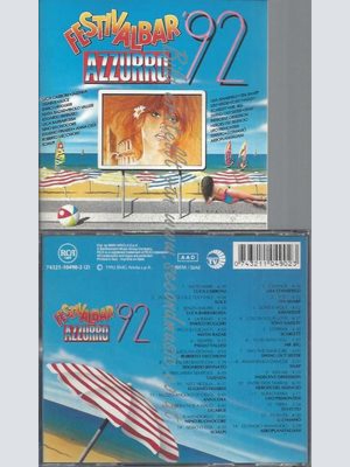 CD--ARTISTS VARIOUS--FESTIVALBAR  AZZURRO 92