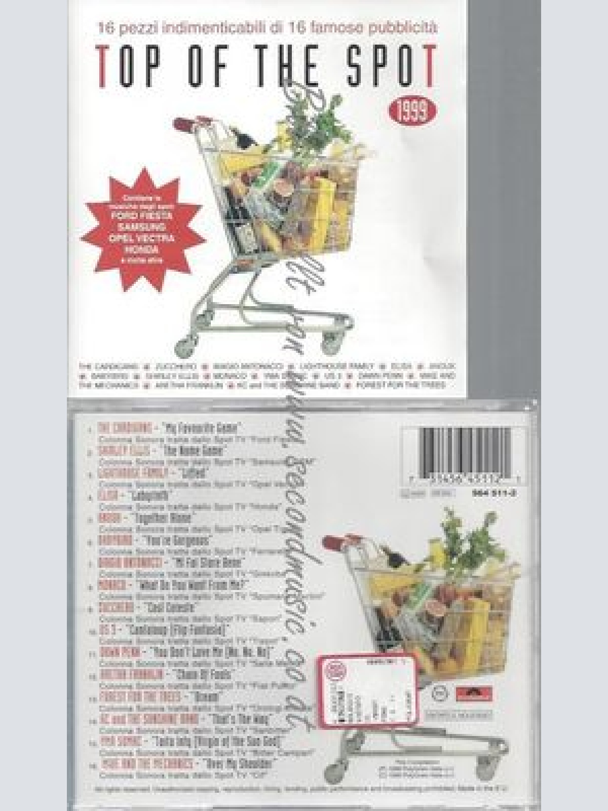 CD--AA.VV--TOP OF THE SPOT  | 1999