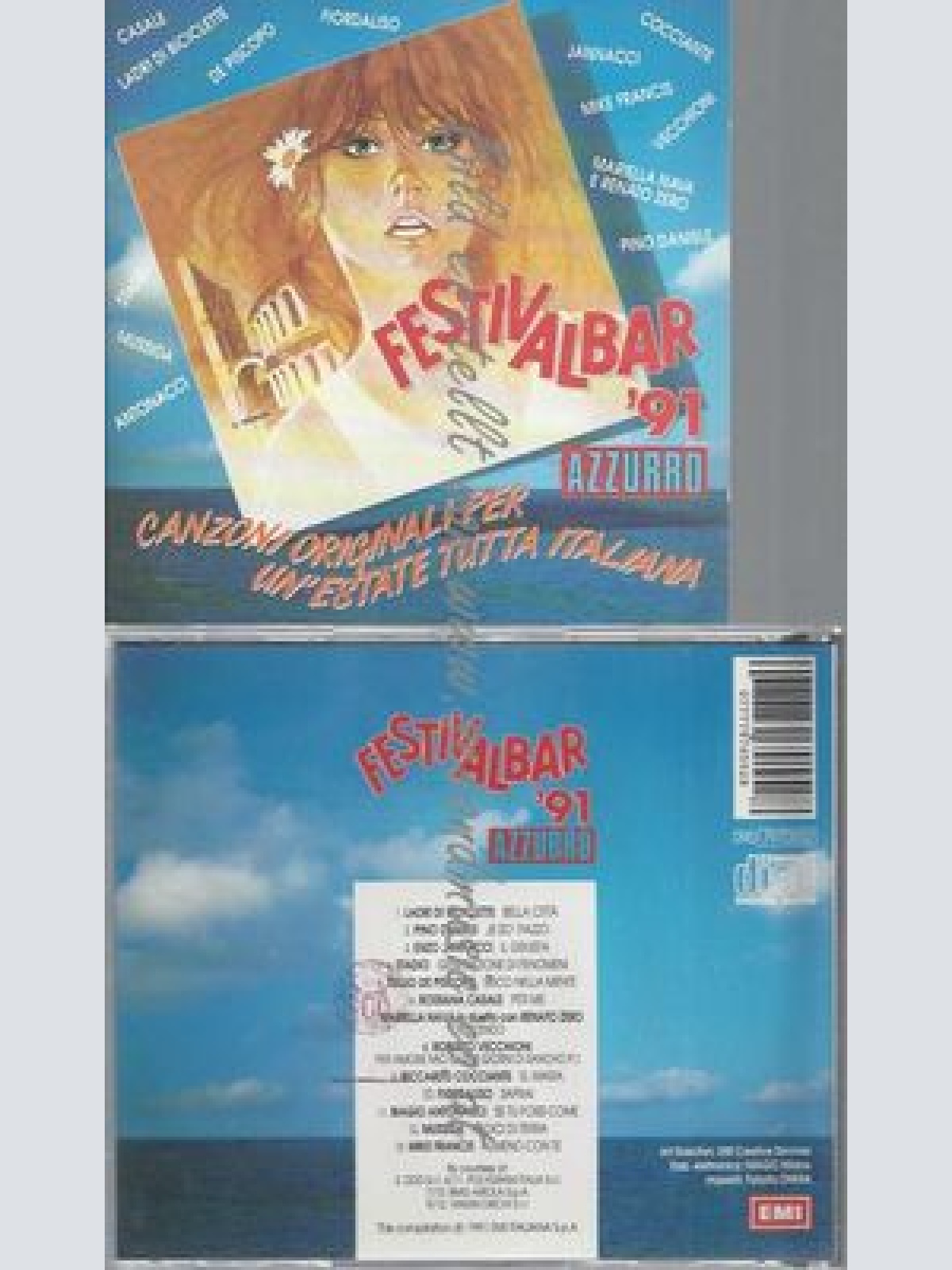 CD--ARTISTS VARIOUS--FESTIVALBAR  AZZURRO 91