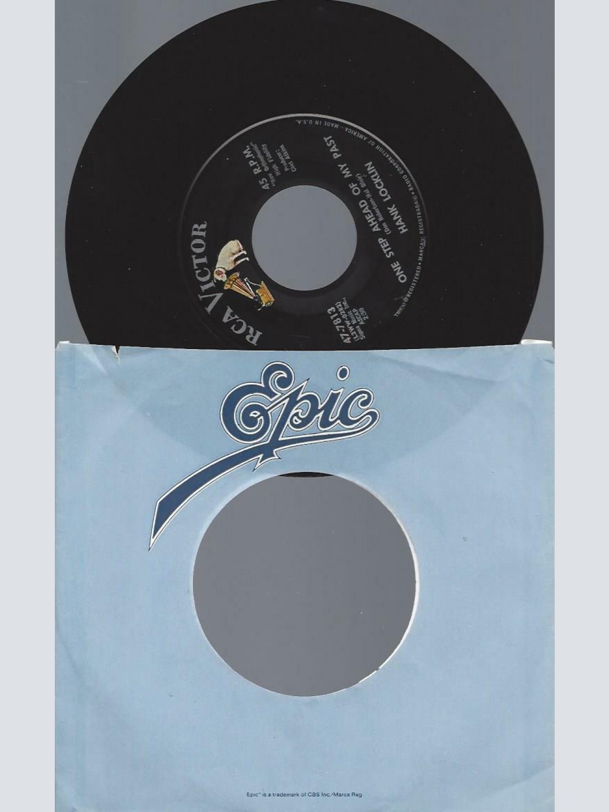 7"   Hank Locklin  One Step Ahead Of My Past