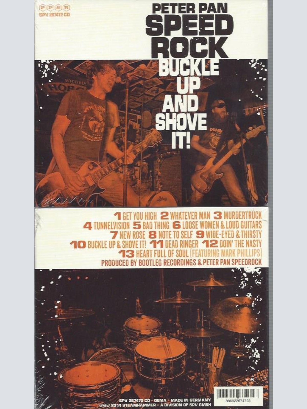 CD-Buckle Up & Shove It!  Peter Pan Speedrock